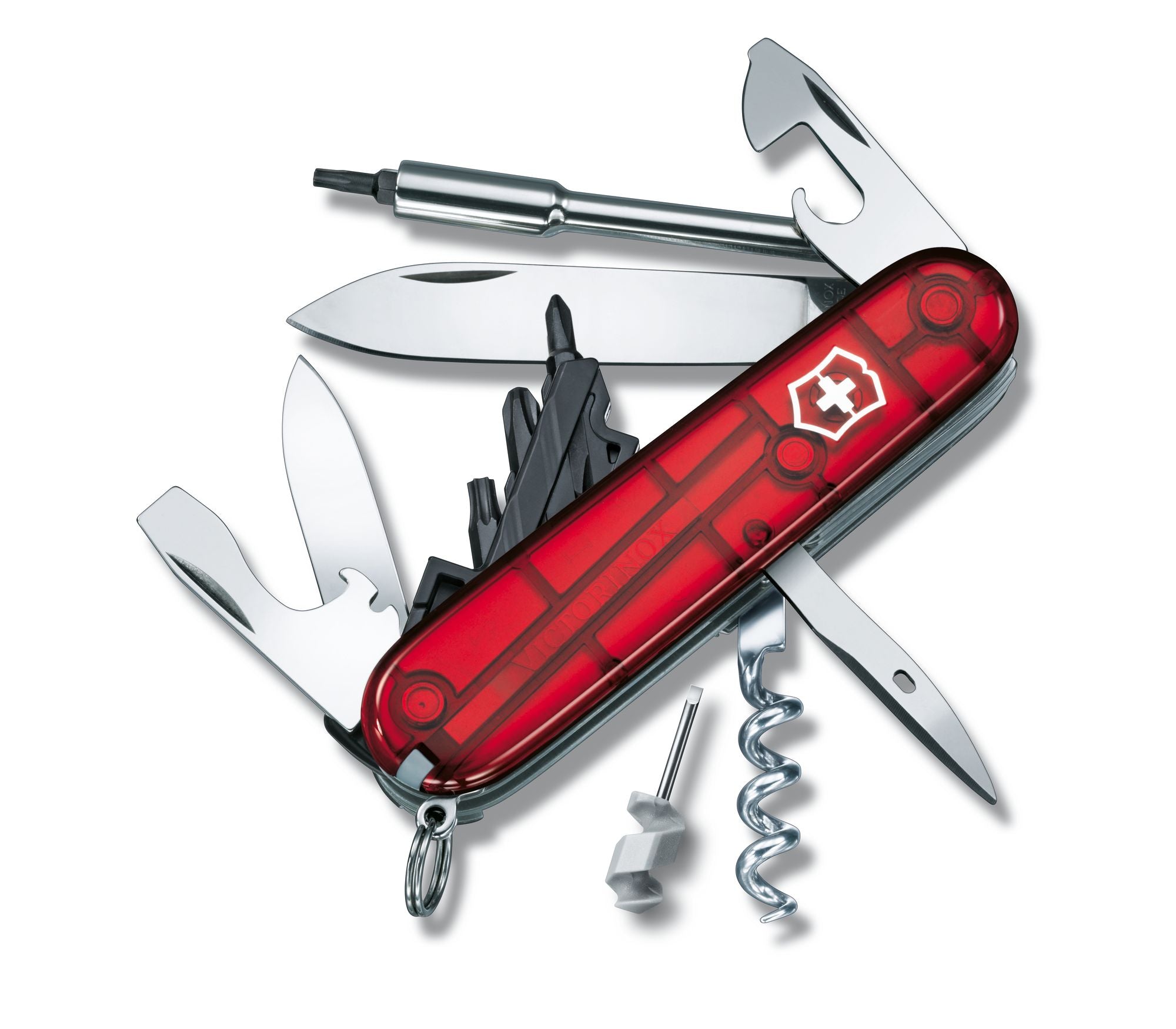 Victorinox CyberTool 29 Transparent Red Knife