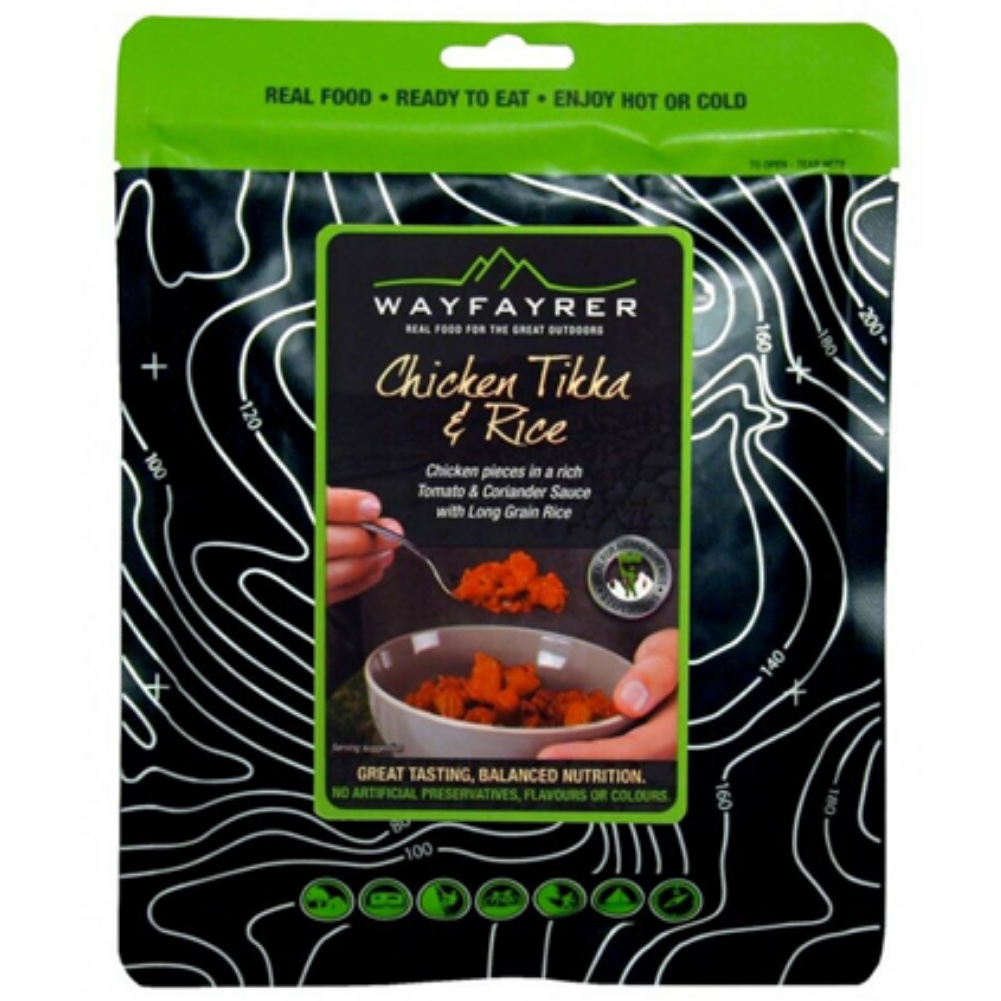 Wayfayrer Chicken Tikka & Rice - Outdoor Camping Ready to Eat Meal Pouch