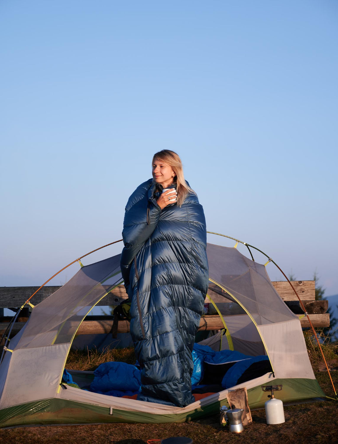 SLEEPING BAGS AND CAMPING EQUIPMENT