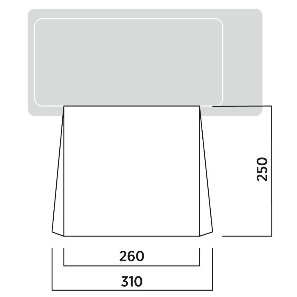 Easy Camp Campervan /Motor Tour Canopy Awning diagram