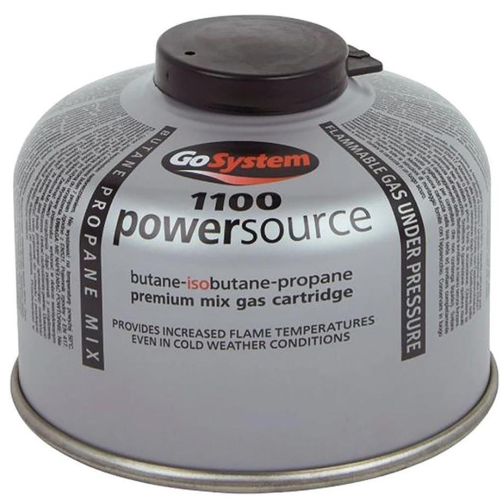 GoSystemPowersourceButanePropaneThreadedMix100gGasCartridge