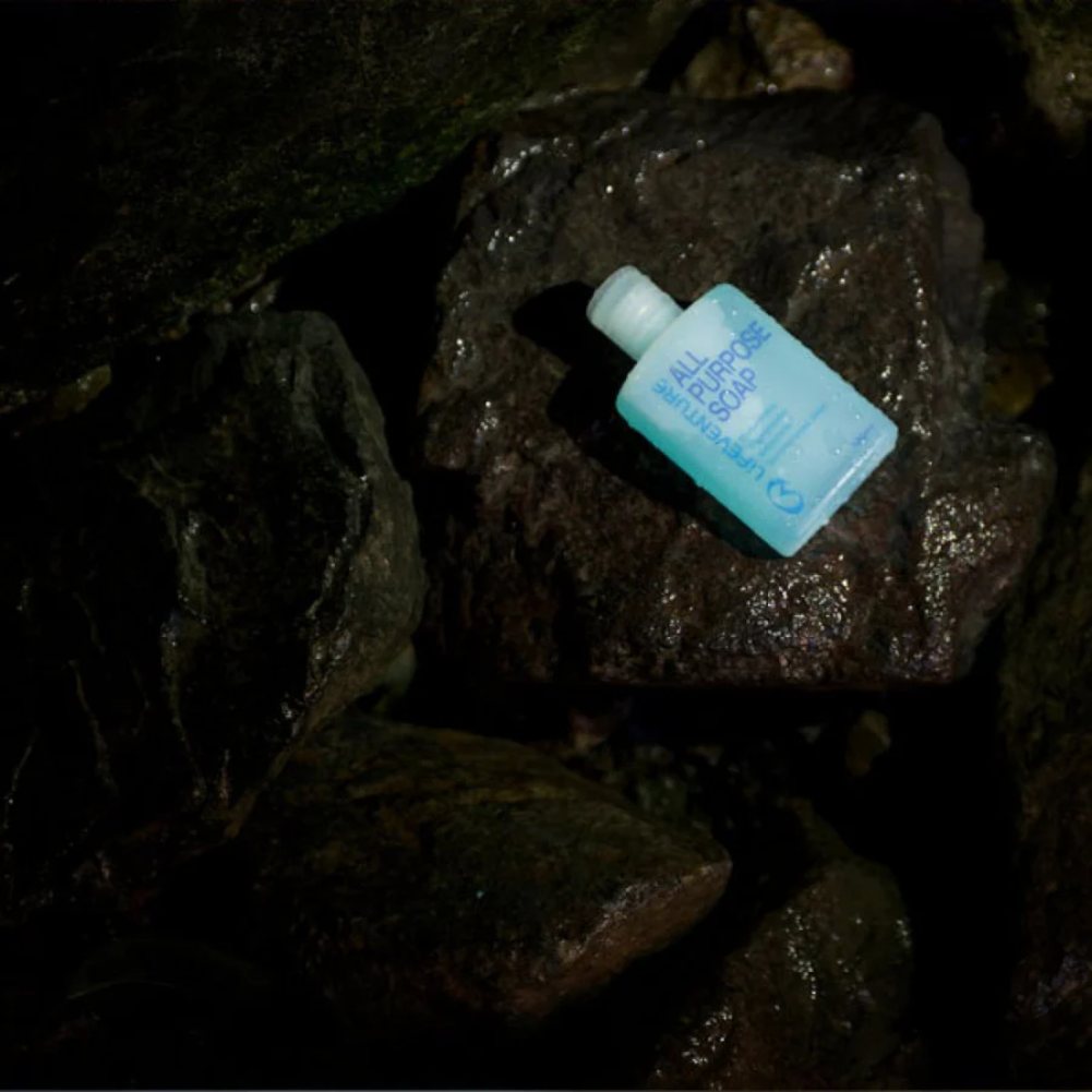 Lifeventure All Purpose Soap - 100ml on rocks