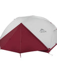 MSR Elixir 3 Tent - 3 Person Backpacking Tent (White) closed