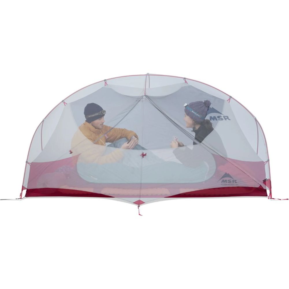 MSR Hubba Hubba NX 2 Person Tent (White) people