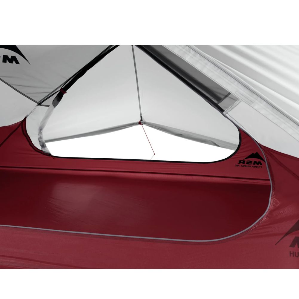 MSR Hubba Hubba NX 2 Person Tent (White) inside red