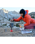 MSR Trail Mini Solo Cook Set cooking