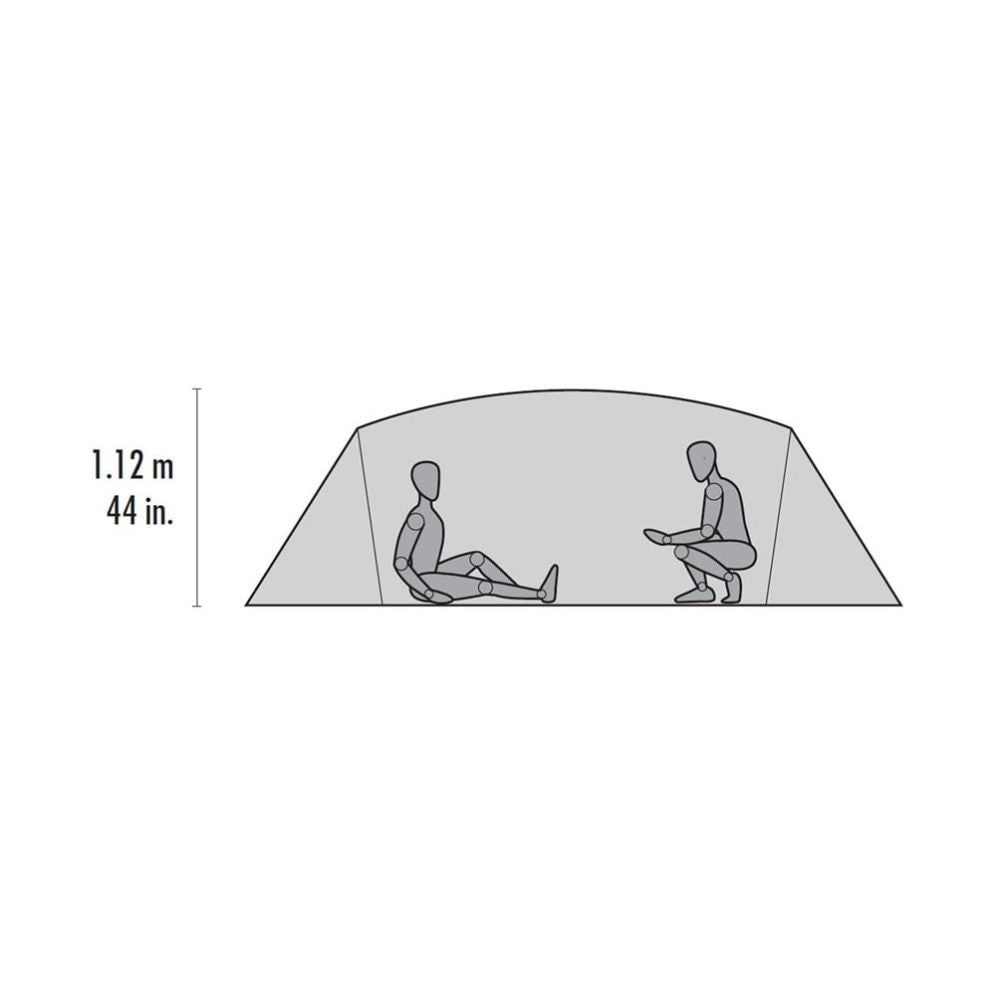 MSR Mutha Hubba NX Tent - 3 Person Tent - Measurements