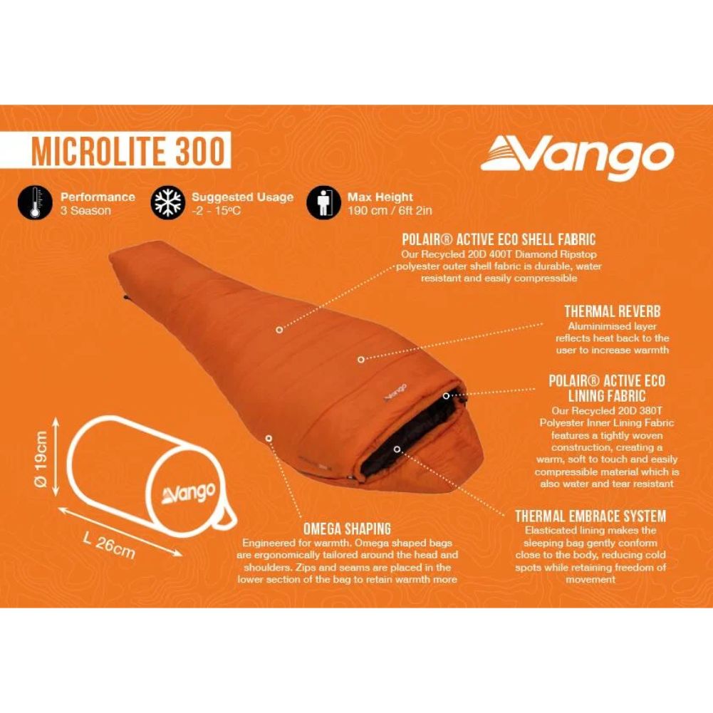 Vango Microlite 300 Eco Sleeping Bag