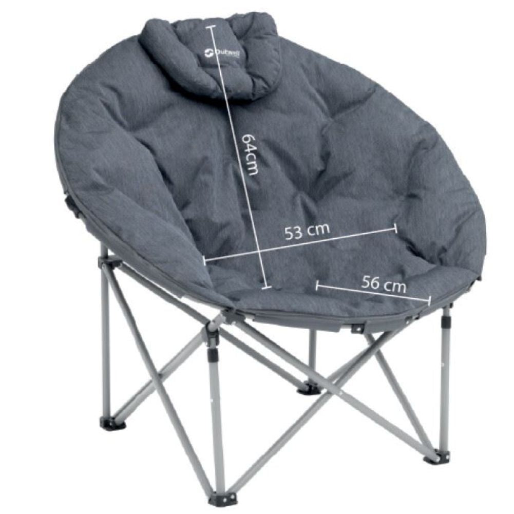 Outwell Kentucky Lake Folding Camping Chair measurements