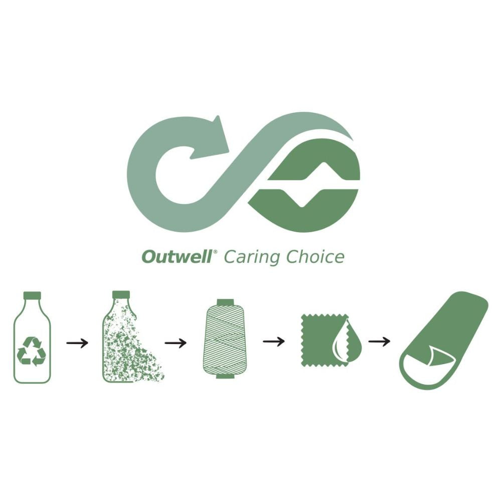 Outwell Sleeping Bag Contour Lux - Right Zip (Deep Blue) recycle