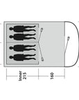 Outwell Tent Sky 4 - 4 Man Tunnel Tent