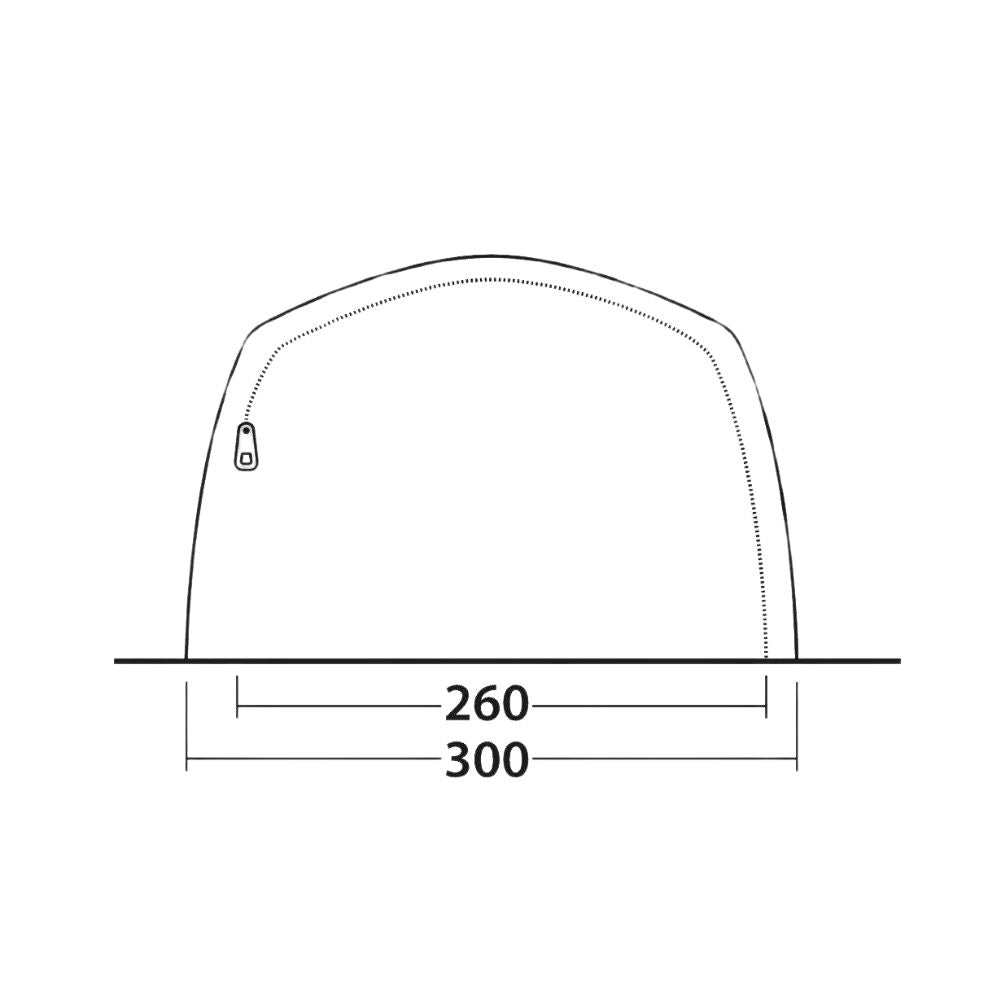 Outwell Oakwood 5 Tent - 5 Man Tent (2022) - Size 3