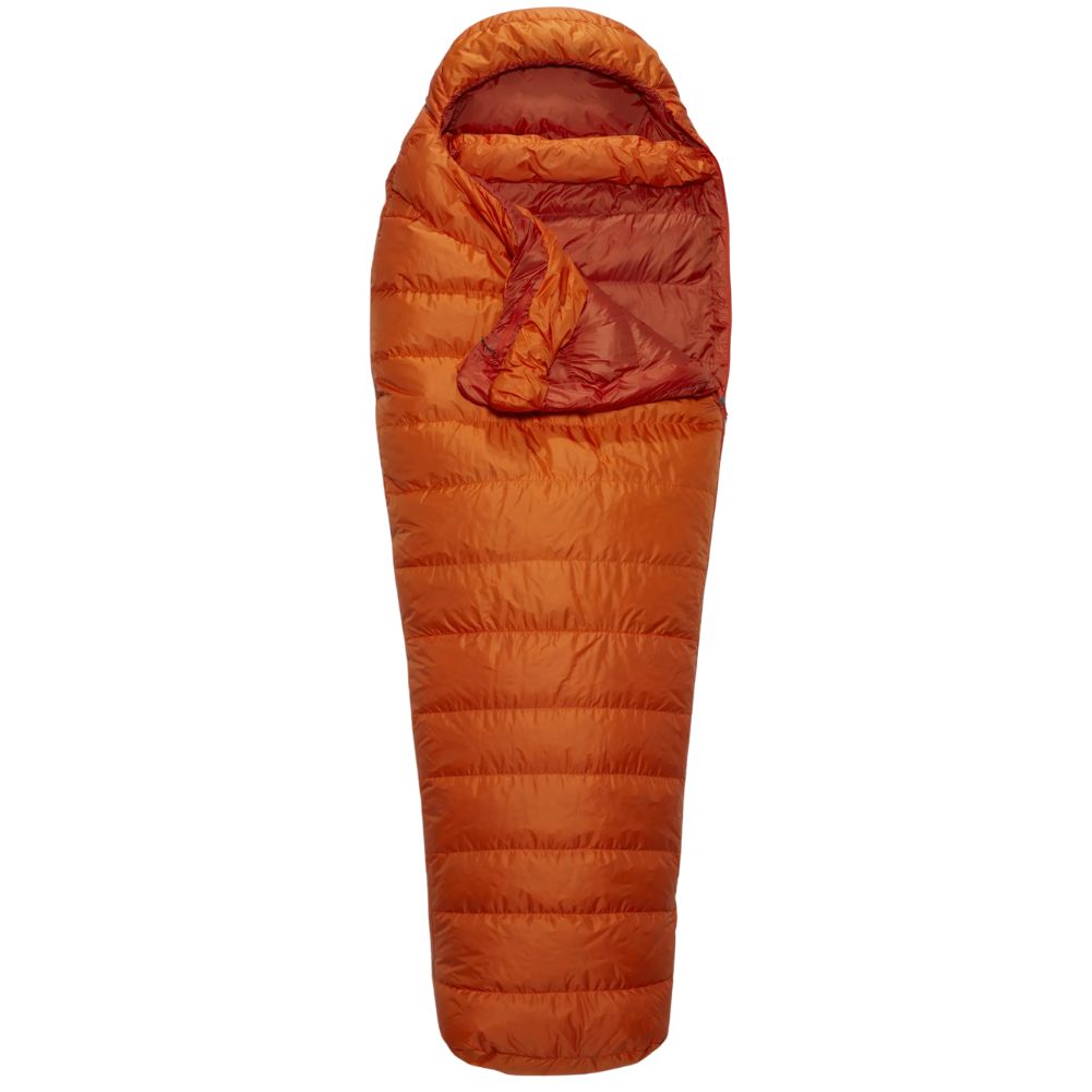 Rab Ascent 300 Down Sleeping Bag - Left Zip (Atomic Orange)
