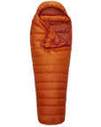 Rab Ascent 300 Down Sleeping Bag - Left Zip (Atomic Orange)