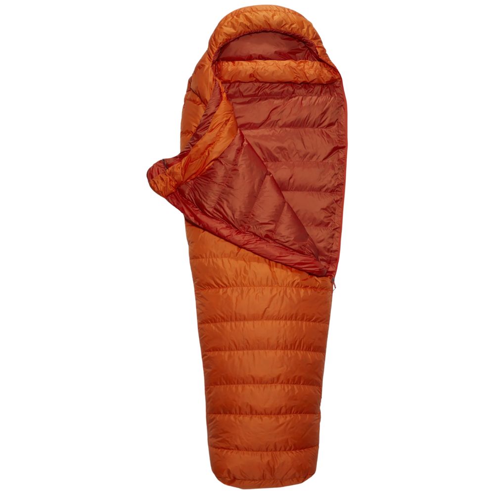Rab Ascent 300 Down Sleeping Bag - Left Zip (Atomic Orange)