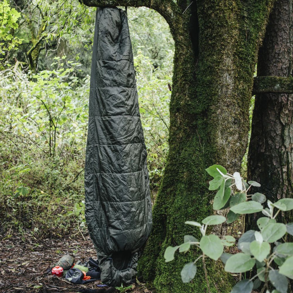 Snugpak Sleeper Lite (Basecamp) Sleeping Bag - Olive Green upside