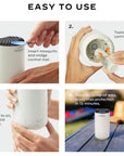 Thermacell Halo Mini Mosquito & Midge Repeller (White) easy