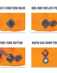 Sea To Summits Ultralight Insulated Air Sleeping Mat - Regular (Orange)