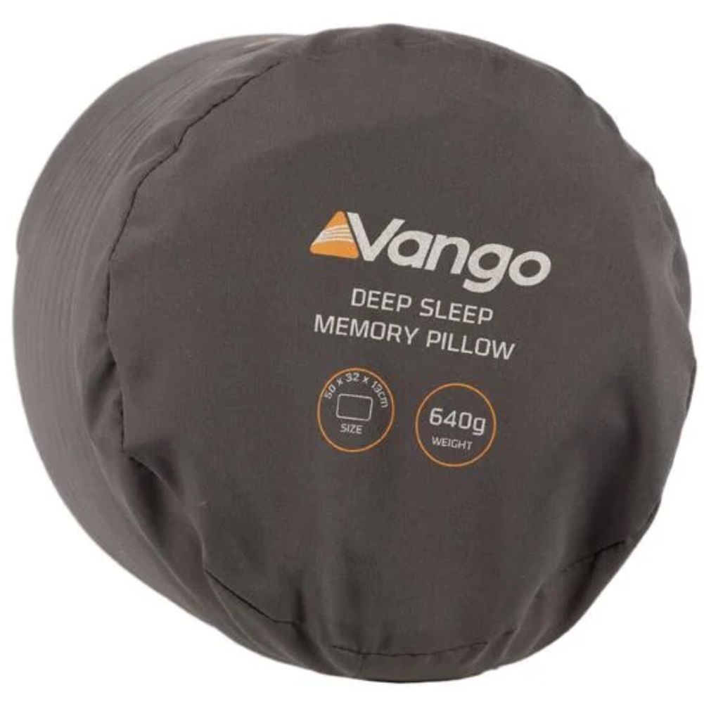 Vango Deep Sleep Memory Pillow (Shadow Grey)
packed up