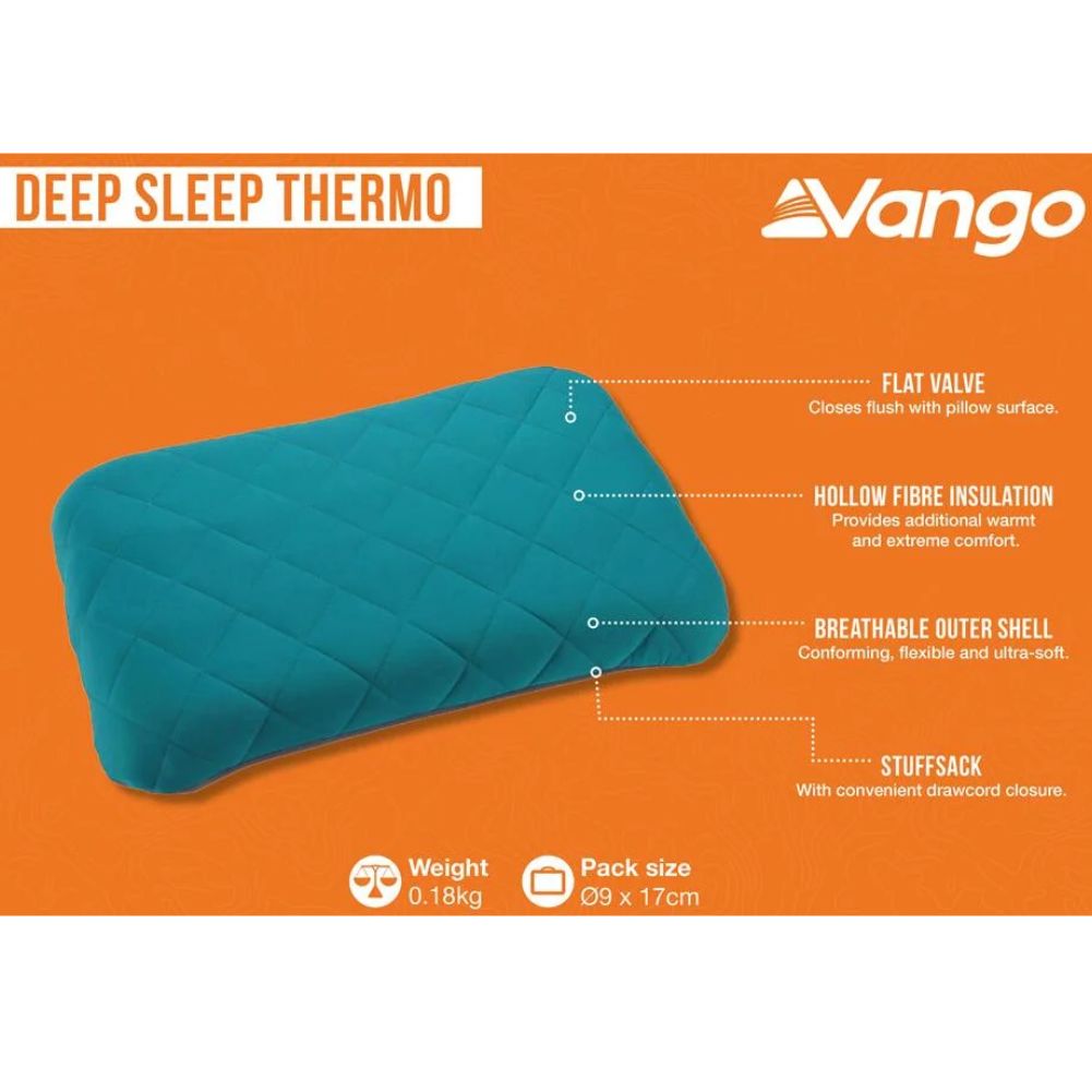 Vango Deep Sleep Thermo Pillow (Atom Blue)