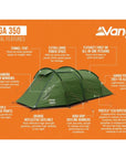 Vango Omega 350 Eco Tent - 3 Man Tunnel Tent
