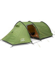 Vango Scafell 300+ (Plus) Tent - 3 Man Trekking Tent (2025) door open angle