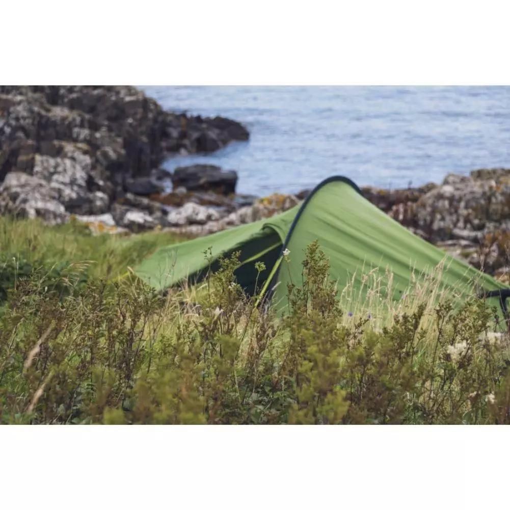 Vango Apex Compact 200 Tent - 2 Man Lightweight Tent (Pamir Green) - Far Pitched View
