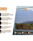 Vango Harris 500 Tent - 5 Person Family Poled Tent Internal Features