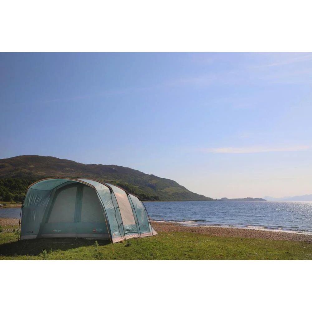 Vango Harris 500 Tent  - 5 Person Family Poled Tent - Front Side View