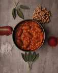 Wayfayrer Beans & Sausage - Outdoor Camping Ready to Eat Meal Pouch pot
