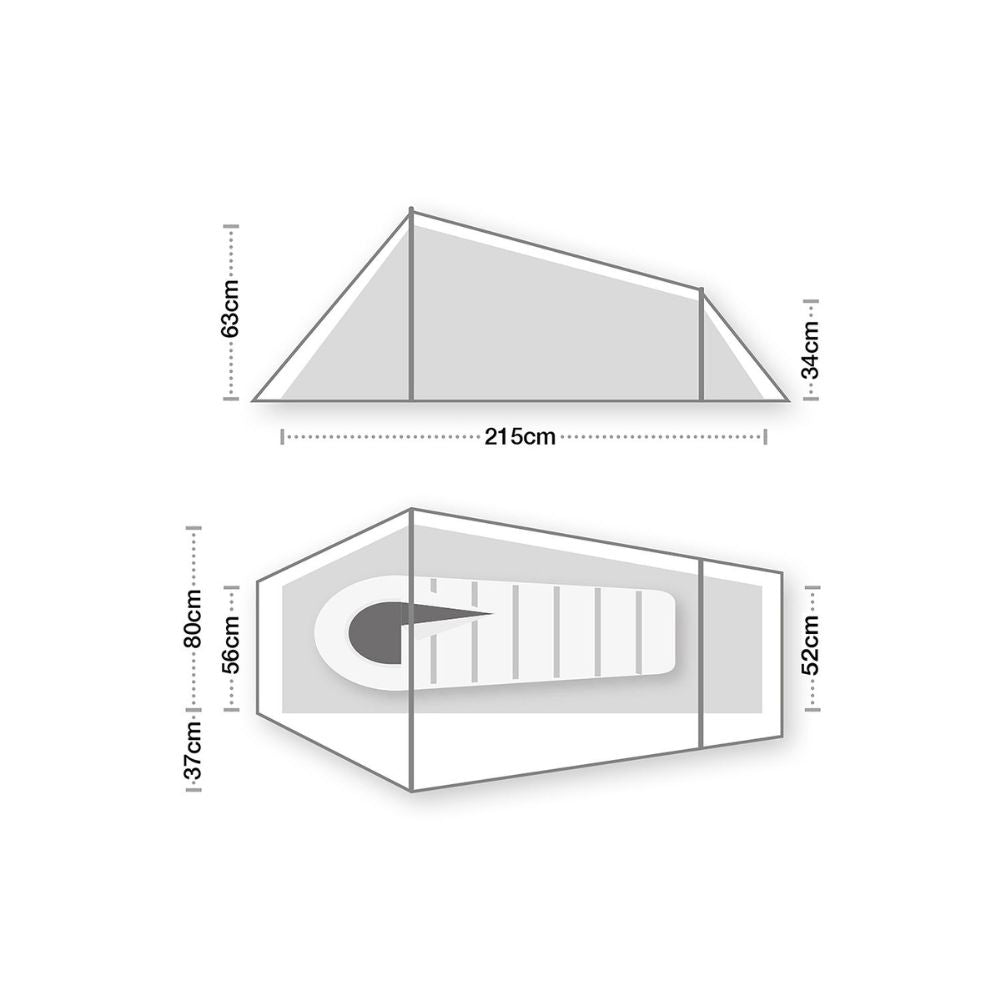 Wild Country Coshee Micro V2 Tent - 1 Man Tent - Sizes