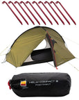 Wild Country Helm Compact 2 Tent + Helm Compact 2 Footprint + Free 10x Aluminium Alloy V-Angle Peg
