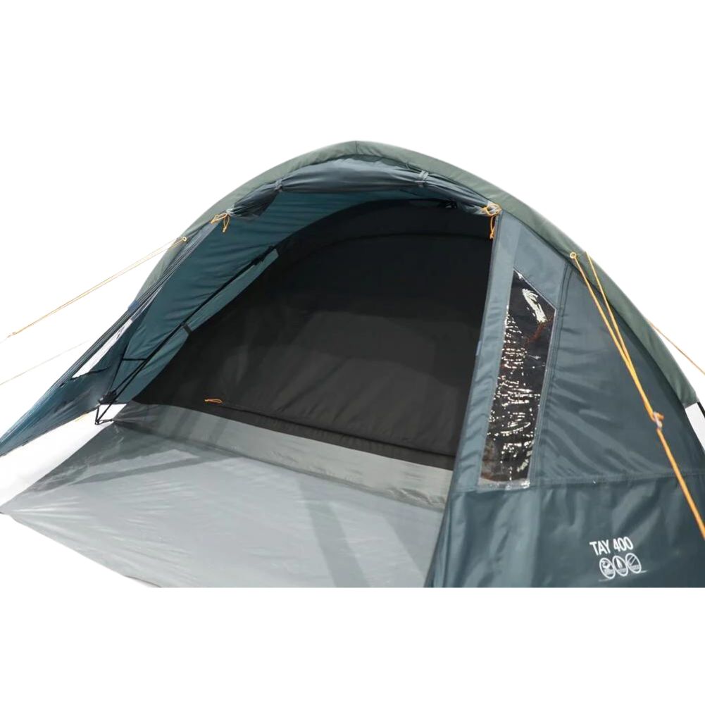 Vango Tay 400 Tent - 4 Man Tent (Deep Blue) - Front Closed