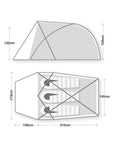 Wild Country Trisar 3 Tent - 3 Man Semi-Geodesic Tent