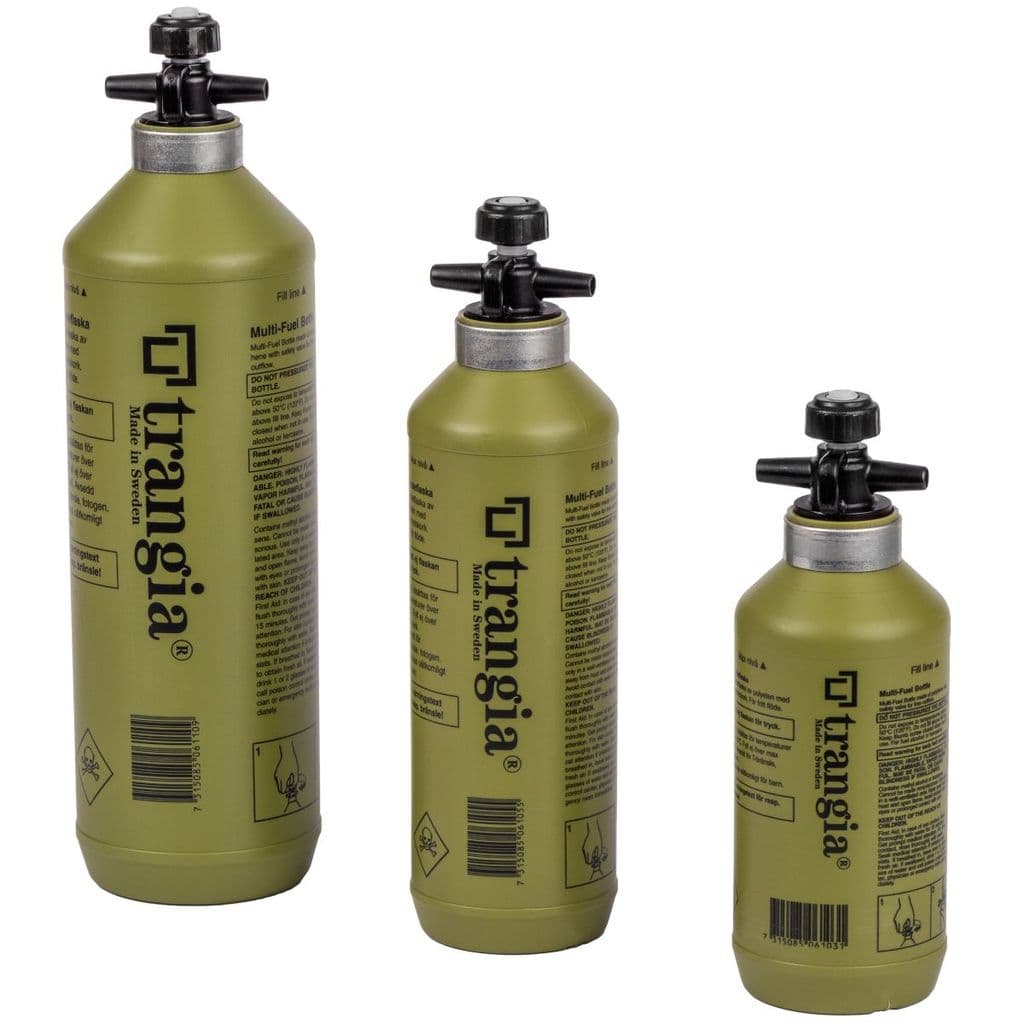 Trangia Fuel Bottles with Safety Valve - Olive