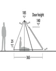 Robens Fairbanks Polycotton Tipi Tent  (2022)