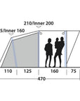 Outwell Lindale 5PA Air Tent (2022 )