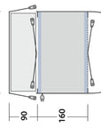Outwell Newburg 160 Air Drive Away Inflatable Awning