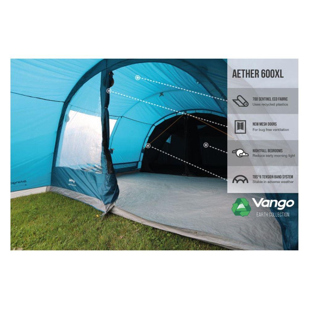 Vango Aether 600XL Poled Tent - 6 Man Tent - More Info