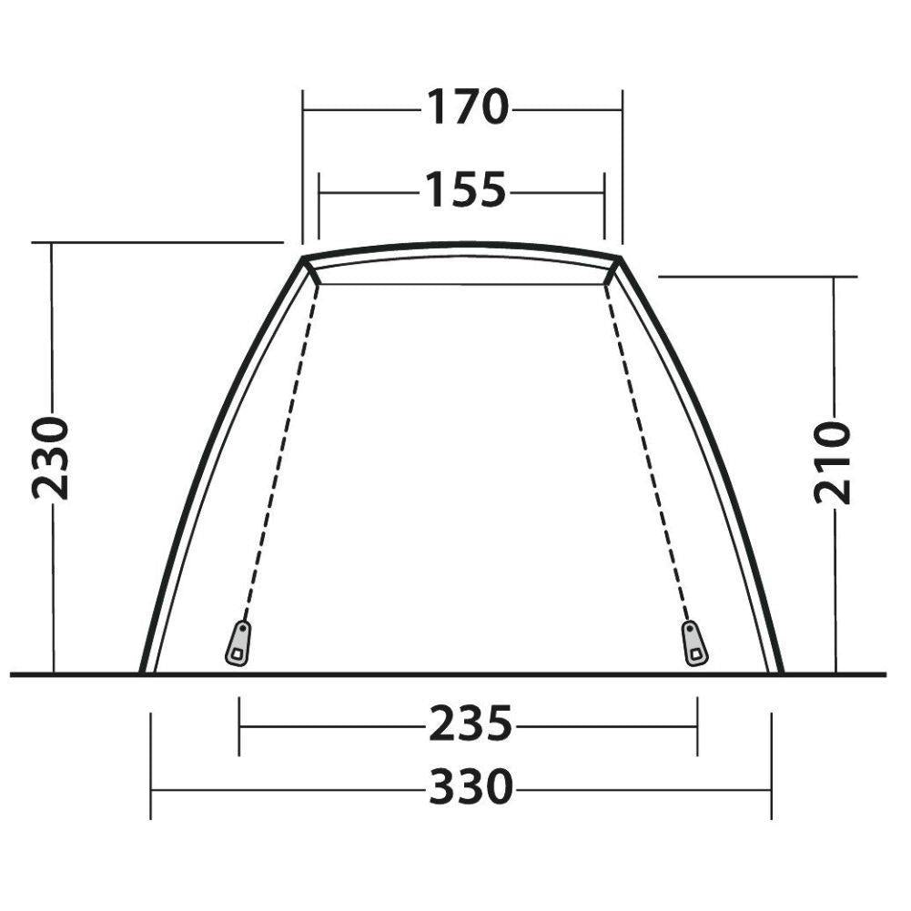 Outwell Woodcrest Awning Package - Awning, Carpet & Footprint Package