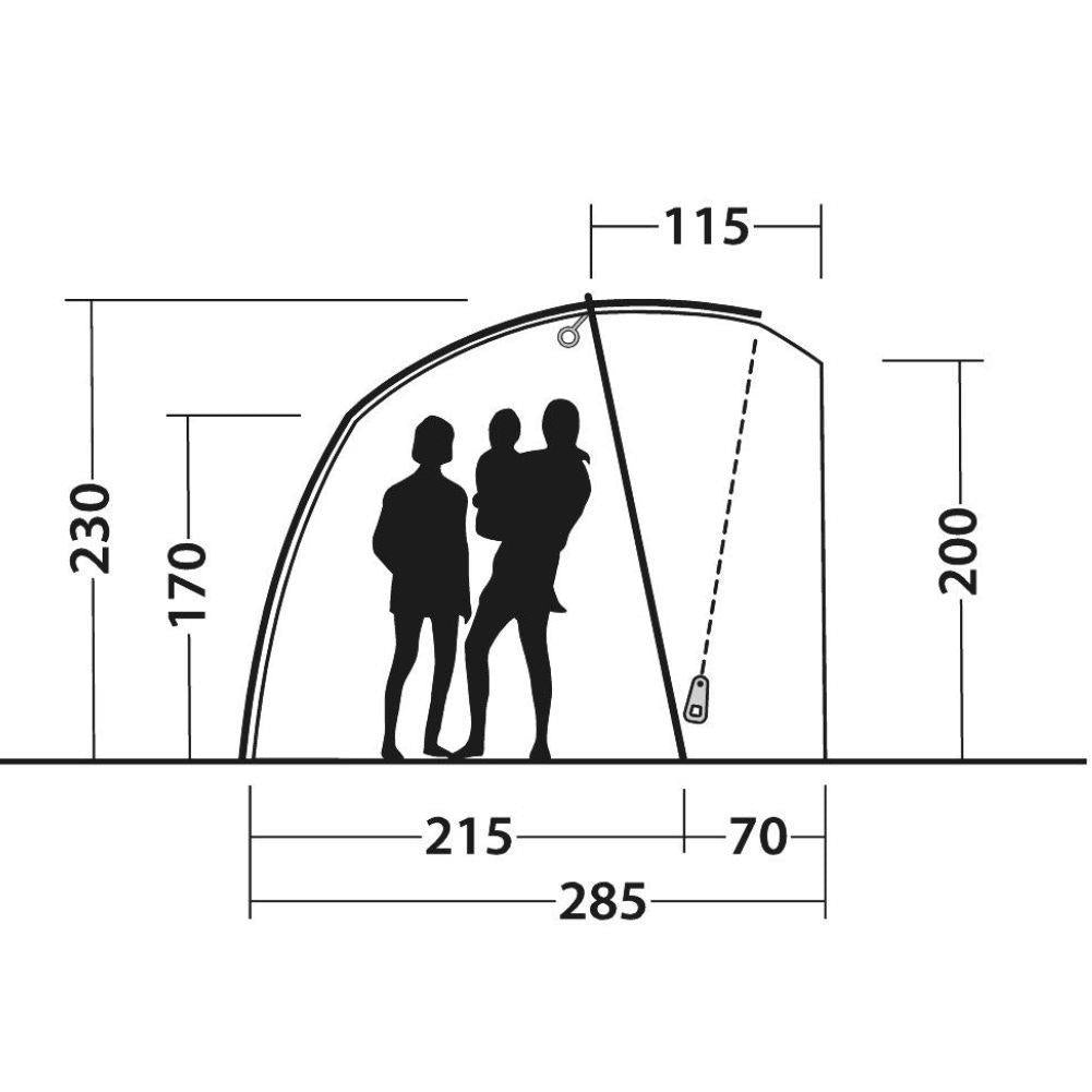 Outwell Woodcrest Awning Package - Awning, Carpet & Footprint Package