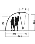 Outwell Woodcrest Awning Package - Awning, Carpet & Footprint Package