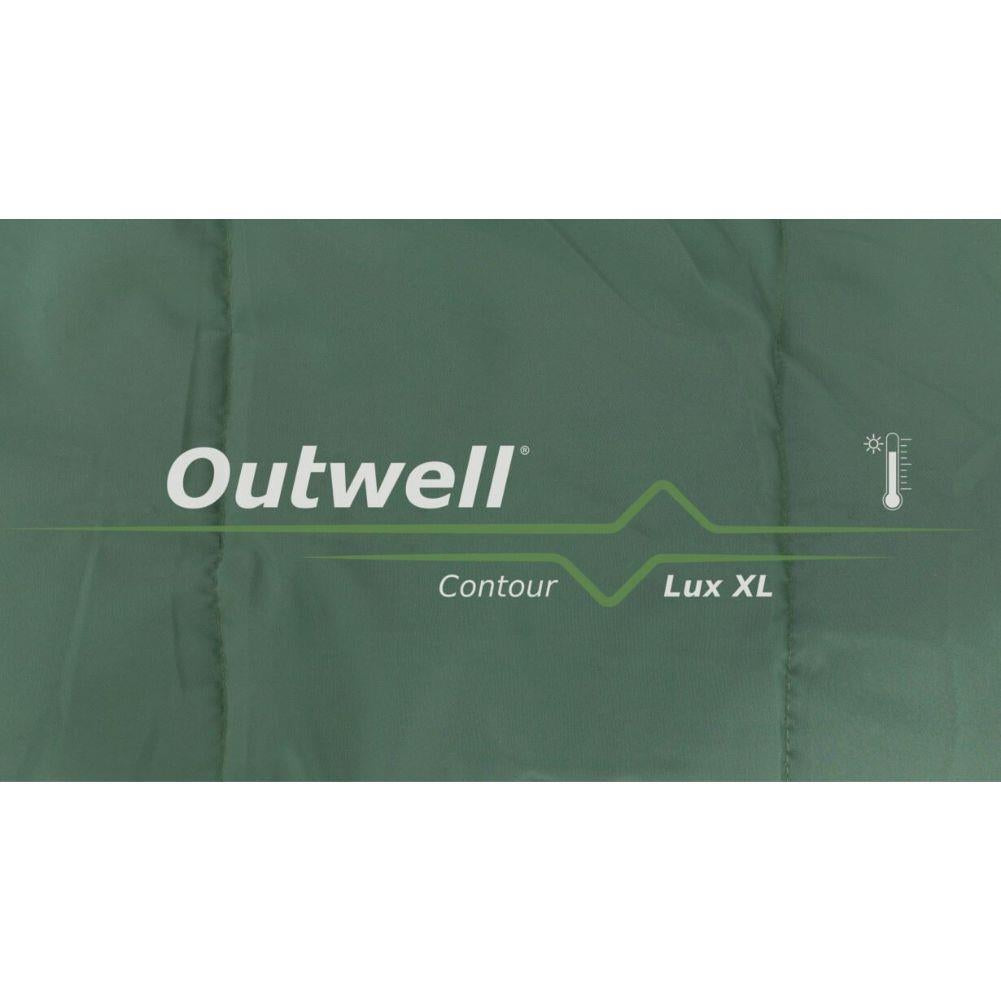 Outwell Contour Lux XL Sleeping Bag (Green)