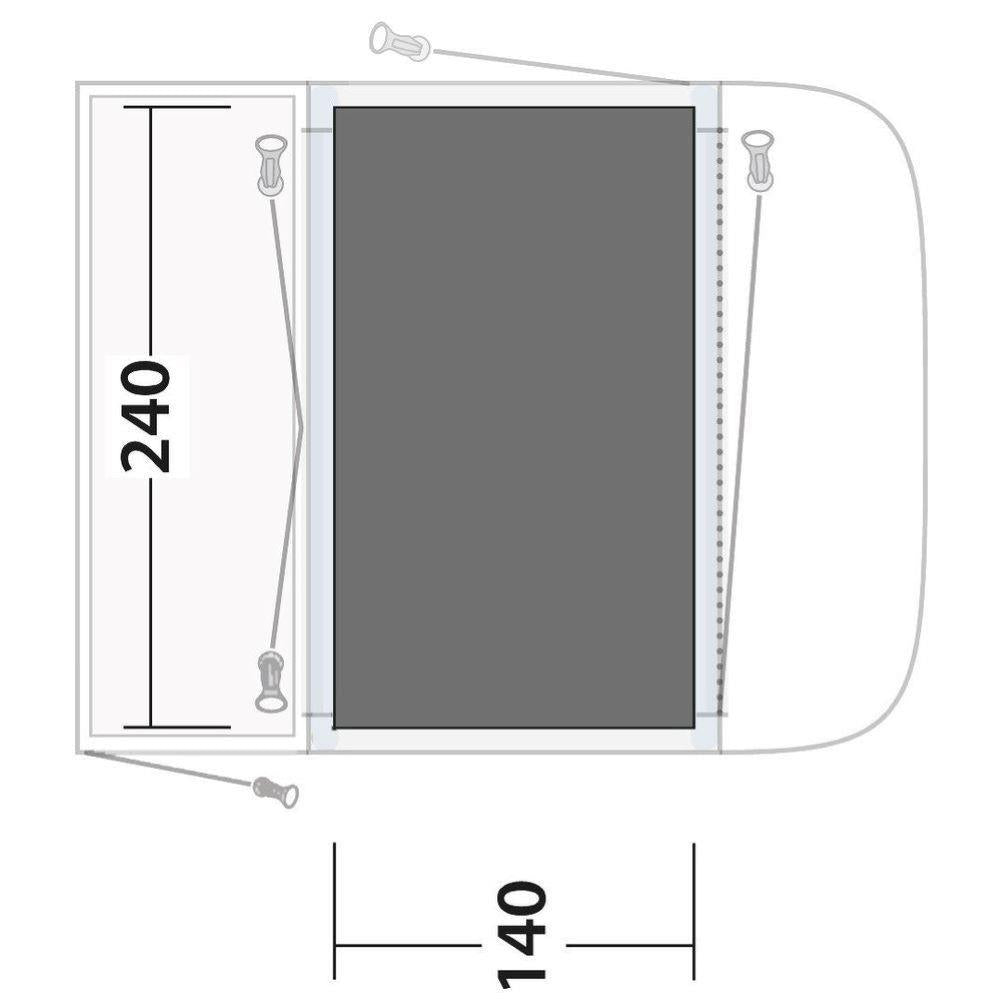 Outwell Newburg 160 Awning Tent Footprint
