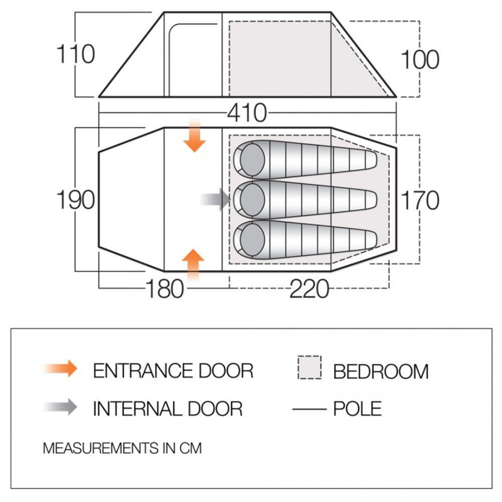 Vango Scafell 300+ (Plus) Tent (2023)