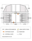 Vango Castlewood Air 800xl Package Tent