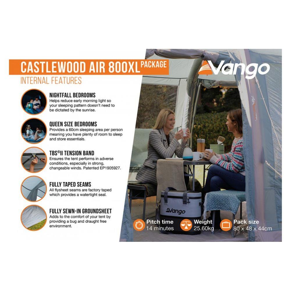 Vango Castlewood Air 800xl Package Tent