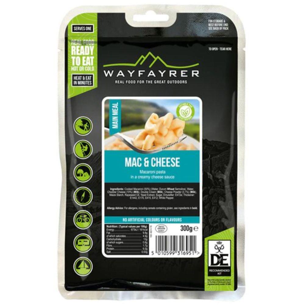 Wayfayrer Mac & Cheese - 300g - Outdoor Camping Ready to Eat Meal Pouch
