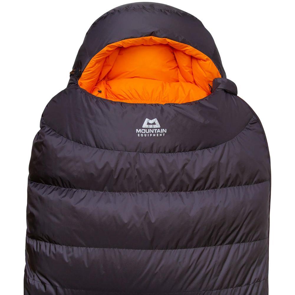 Mountain Equipment Glacier 300 Down Sleeping Bag - Long (Obsidian) top view