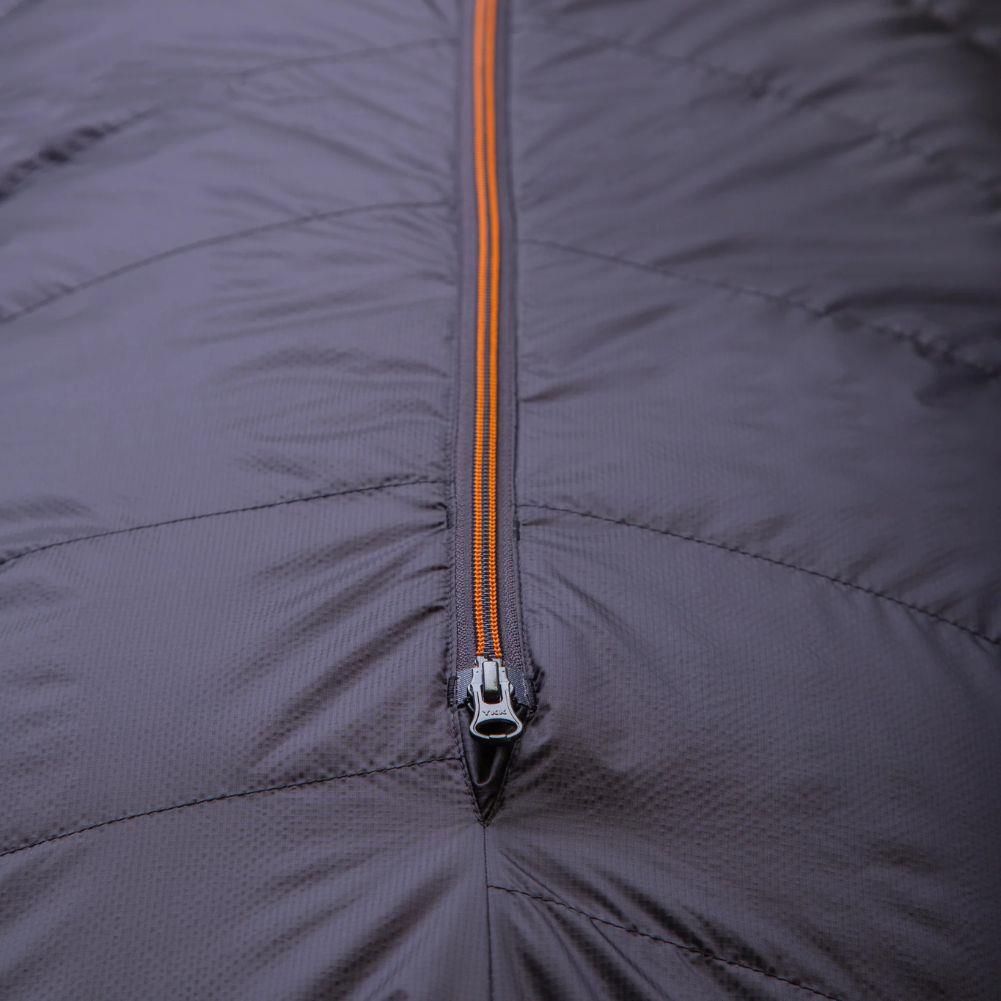 Mountain Equipment Glacier 300 Down Sleeping Bag - Long (Obsidian) zipper